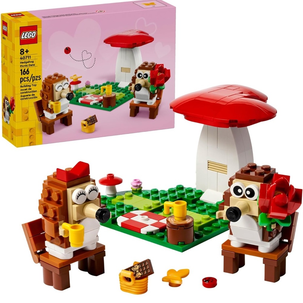Valentines Hedgehog Picnic